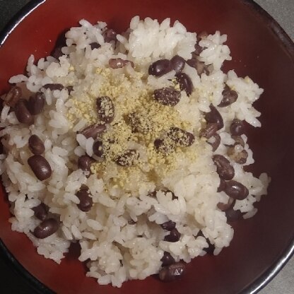 こんにちは〜小豆ご飯は初めてですが美味しくいただきました(*^^*)レシピありがとうございます。